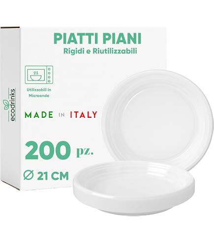 Piatti Fondi In Polpa Di Cellulosa Compostabili* 15 Pz