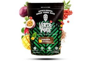 Verde Mate Green Katuava 0,5 kg | Ziołowa yerba mate z katuavą i muira puamą 500 g | Łagodny smak | Naturalna kofeina | Herbata Yerba Mate z Brazylii | 500 g
