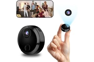 Swiftctrl 1080P mini wifi-övervakningskamera inomhus, trådlös inomhus- och utomhuskamera med 2,4 GHz wifi, nattseende och rör
