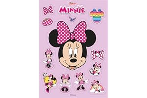 Dekora, Oblea Recortable Comestible Minnie Mouse, Decoración para Cumpleaños Disney Infantil, Adornos para Pasteles, Galletas, Cupcakes y Otros Postres