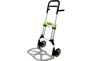 RACKIT LoadIt Huge 250 KG Extra Heavy Duty Aluminium Sack Truck, Folding Sack Truck and Sack Barrow. ISO 9001 & TUV GS certified. Foldable Trolley/Folding Trolley for Home, Office, Garden and DIY
