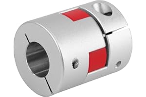 JESUSTREE 8 mm bis 14 mm Aluminium Plum Flexible Wellenkupplung, D30 L35 Flexible Kupplung Klauenkupplung für 3D-Drucker CNC-Maschine und Servostufenmotor