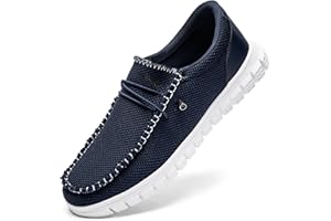 JUEQIBAA Mocassini Uomo Sneakers Slip On Sportive Scarpe Ginnastica Mesh Corsa Slipper & Mocassini Scarpe Uomo Comfort Leggero Antiscivolo