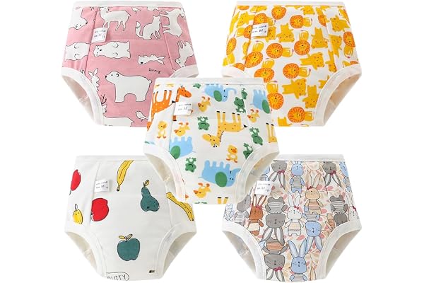 Aolso Culotte d Apprentissage Enfant, Pantalon d'apprentissage de la Propreté pour Enfants pour Filles et Garçons