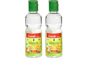 Castello since 1907 2-pack Flytande Stevia 125 ml | 750 doser | 10 droppar = 1 tsk socker