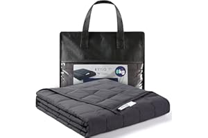 ‎CALMZY Calmzy SYLQ Gewichtsdecke 8kg 150x200cm als Einschlafhilfe - Schwere Bettdecke - Entspannungsdecke mit Glasperlen - Weighted Blanket - Beschwerte Decke mit Gewicht Erwachsene - Therapiedecke