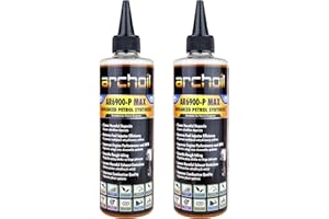 Archoil AR6900-P Max Advanced Petrol Fuel Additive Concentrate, Treats 500L of Fuel, Petrol Injector Cleaner, GPF Turbo EGR Valve Cleaner, Super Unleaded Convertor, Octane Booster (2 x 250ml)