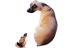 FICUGXD Peluche Casa De Perro, Cojín Con Diseño De Perro, Cojín La Resistencia 3D