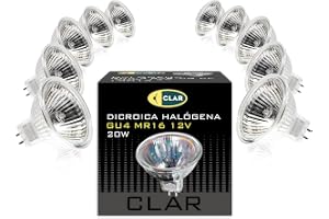 CLAR – halogenlampa 20 W, 12 V spott, GU4, alogen, spot-glödlampa
