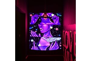 HOLAVIDA Tendaggio Hippie Tapestry Ragazza Cool Anime Tapestry, Grande Arazzo da Parete per Camera da Letto, Soggiorno, Dormitorio(120x90cm)