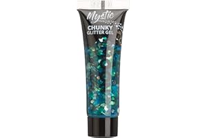 Gel brillant épais mystique par Moon Glitter - 12ml - Atlantis - Pailleté pour visage.