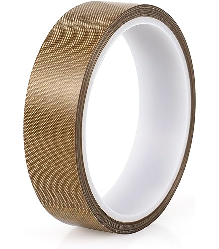 sourcing map PTFE Folie Klebeband Rolle 0.5 x33Ft Hoch Temperatur Klebeband 0.18mm Dicke mit Einseitig Kleber für Vakuum Versiegelungsgerät Hand Impuls Versiegler Grau