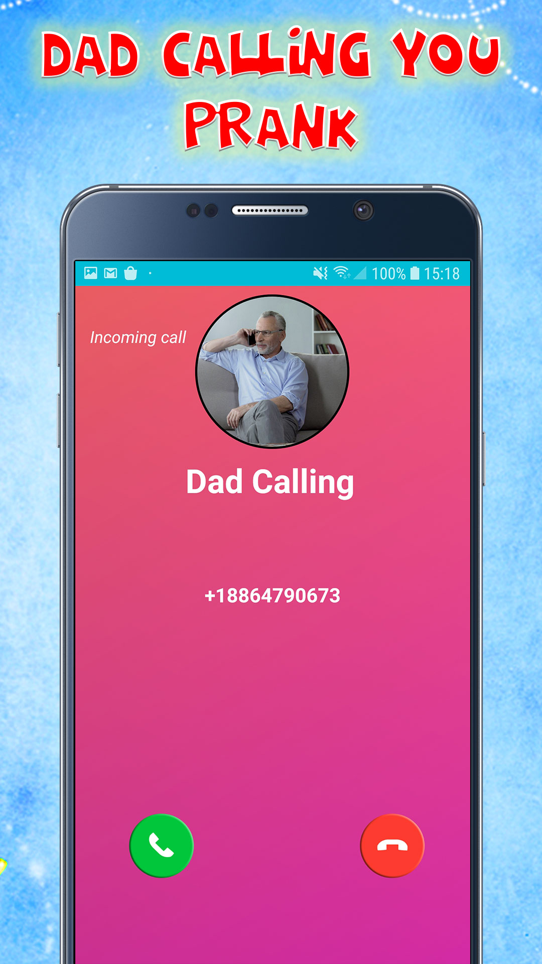 Dad Calling Simulator Fake Phone Game Calls Fake Text Sms Id Pro Prank 2020 Amazon De Apps Games