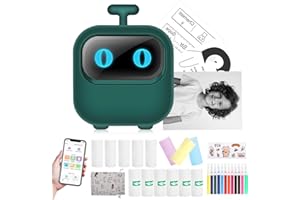 XSTARG Mini Impresora para Movil, Mini Impresora Termica, Impresora Fotográfica Portátil Impresora Bluetooth Impresora Termica, Inalámbrico Impresora con 14 Rollo de Papel, Movil Impresora para Foto Nota