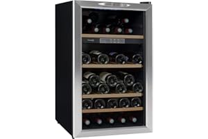 Cave à vin de Service CLS52NN - 52 bouteilles - Climadiff - Contrôle Tactile - Fonctionnement Silencieux et Sans Vibration - Encombrement Réduit - Dégustez Votre vin à température idéale