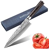 Kirosaku Premium Damascus Kitchen Knife 20 cm Blade Length Made with 67 Layers of Japanese Steel &ndash; Original Chef Knife Sharp