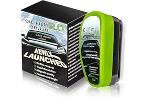 mobumeia Oil Film Cleaning Brush, Neu Multifunktionale ölfilm Reinigungsbürste, Automotive Oil Film Cleaning Brush, Geeignet für Auto-Windschutzscheiben, Seitenfenster und Badezimmer-Glastüren