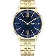 Tommy Hilfiger Orologio Analogico al Quarzo da Uomo con Cinturino in Acciaio Inossidabile Dorato - 1791513