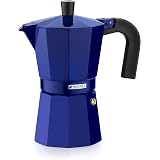 JOCCA - Cafetera italiana con capacidad para 6 tazas - Azul marino : Hogar  y cocina