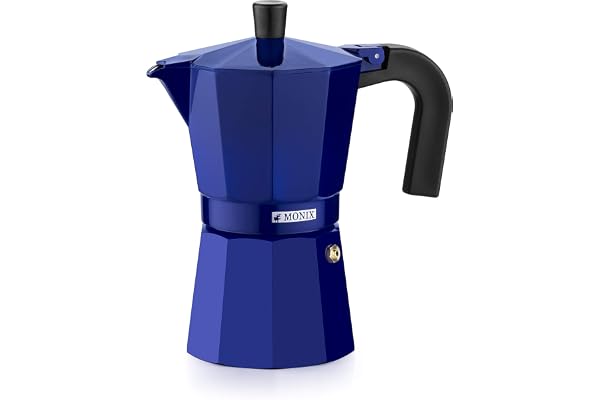 Monix Espressobryggare i aluminium 6 tazas koboltblå