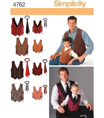 Burda B3403 Patron De Couture Gilet Homme Et Accessoires - Tailles 46-60