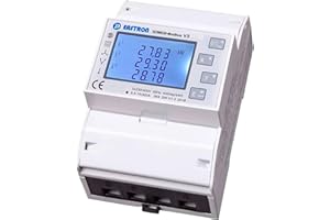 EV EXPERT Eastron SDM630 Modbus V3 - Contatore di corrente digitale, capacità di carico 100 A, adatto per fotovoltaico, corrente trifase/CA come contatore intermedio fino a 100 A