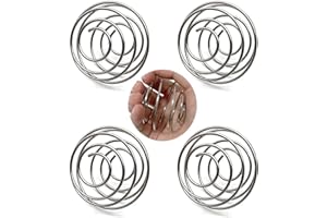 midgreyeye 4 Pcs Bola Batidora De Acero,Bola De Shaker Proteinas,mezclador De Proteinas,batidora De Batidos De Proteinasm,Bola De Mezcla,Protein Shaker,cantimplora Medianos Y Grandes(4,8 * 4,2cm)