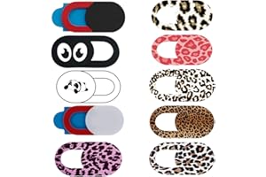 TQPUWT Cubierta Webcam, 10 Pieza Cubiertas Protectoras para cámara Web de Ordenador portátil, ultrafinas, protección contra privacidad, para teléfono móvil, portátil, PC, tabletas, Ordenadores