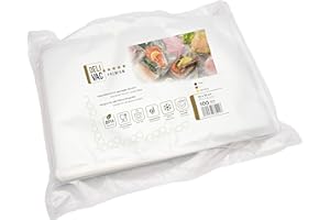 DeliVac Vakuumierbeutel 20 x 30 – 100 Stück, geprägte Vakuumbeutel für alle Vakuumierer, BPA-frei, lebensmittelecht, ideal für Sous-Vide, Gefrierschrank & Lebensmittelaufbewahrung