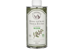 La Tourangelle - Huile d'olive vierge extra bio classique 500ml - Huile équilibrée idéale pour la cuisine du quotidien avec son mélange Arbequine et Picual, origine Andalousie