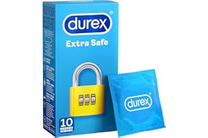 Durex Extra Safe Kondomer i naturligt latexgummi, 10 st