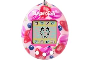 Bandai - Tamagotchi - Tamagotchi originale - Berry Delicious - Animale elettronico virtuale con schermo a colori, e giochi - Animale interattivo - Giocattolo per bambini 8 anni e + in italiano - 42971