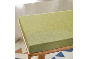 BANGDON Outdoor Garden Bench Cushion 100/120/150cm,non-slip Bench Cushions 2 3 Seater,Indoor Outdoor Bench Seat Cushion for Dining Home Swing (Green,100X40X3CM)