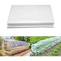 Bâche De Serre Transparente 3x10 M – Film Polyéthylène Horticole, Imperméable, Anti-UV, Pour Tunnel Jardin