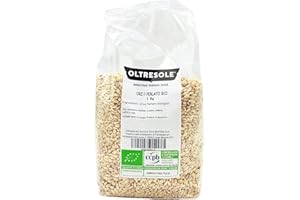 Oltresole, Orge perlé italien biologique 1 kg, Grain biologique riche en fibres, bon pour les soupes, les salades et les potages, produit par l'agriculture italienne, Paquet familial idéal