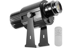 AHWZ LED-Logo Gobo-Projektor IP65 Im Freien Wasserdicht Mit Manuellem Zoom Für Firmenrestaurant-Speicher-Hochzeitsereignis-Werbeschilder,Outdoor,40W