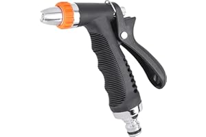 Claber 9621 - Lanza de pistola de chorro de metal, latón cromado