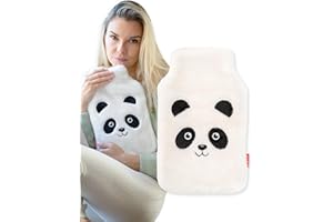 soxo Plush Hot Water Bottle Cover Hand Warmer Neck Period Back Pain Relief Kids Hot-Water Bottles Panda