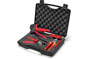 KNIPEX Walizka na narzędzia do zastosowań w instalacjach fotowoltaicznych do złączy fotowoltaicznych MC4 7-częściowa, 97 91 04 V02