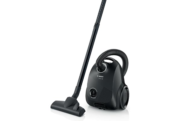 Serie 2 5948913, släde dammsugare med påse, svart, 3600 W, 3,5 liter, 80 decibel