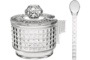 BACI MILANO ZUCCHERIERA CON CUCCHIAIO TRASPARENTE 9X9 CM CHIC&ZEN ACCESSORI CUCINA