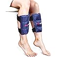 Magic Gel 2pcs Hot & Cold Shin Packs for Shin Splint Relief | Flexible Ice Packs for Leg Pain & Inflammation | Reusable Therapy Gel for Runners & Athletes | Hot & Cold Therapy for Shin Pain Relief