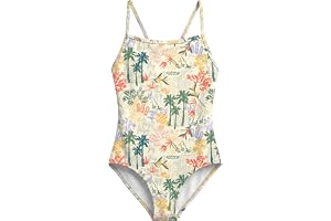weVSwe Baddräkt barn flickor onepiece söt småbarn baddräkt ärmlös bikini barn badkläder 2–10 år