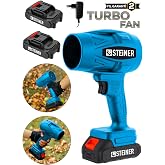 Steiner 21 V 5 Ah &Ccedil;ift Ak&uuml;l&uuml; Şarjlı Ak&uuml;l&uuml; Jet Fan &Uuml;fleyici Toz &Uuml;fleyici Mangal Yakma Araba Kurutma Makinesi