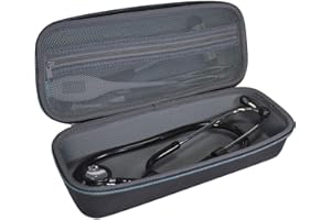 TUDIA EVA Hard Storage Carrying Case Bag for Cardiology Stethoscope and Nurse Accessories Compatible with 3M Classic III, Lightweight II S.E, Cardiology IV Diagnostic