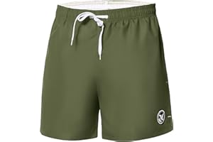 Ladeheid Bañador Hombre Short Deportivo de Baño con Forro Interior de Malla, Secado Rápido, Cintura con Cordón y Bolsillos, Cómodo para Playa, Piscina o Gimnasio LA40-198