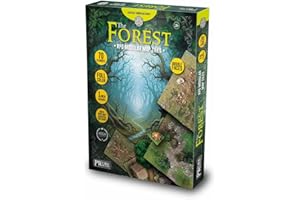 PWORK WARGAMES The Forest - RPG Modular Map Tiles - double face cardboard tiles