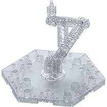 Support Présentoir Action Base 1 Clear Pour Maquettes 1/100 - Bandai