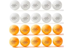 Tokaneit Pelota de Tenis de Mesa, 40+, Color Blanco, Naranja, Colores Mezclados, blíster, Pelota de Juego, Pelota de Entrenam