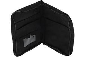 Gatuida Oxford Cloth Car Document Organizer with Multiple Pockets Portable File Storage Bag for Glove Box Car Accessories